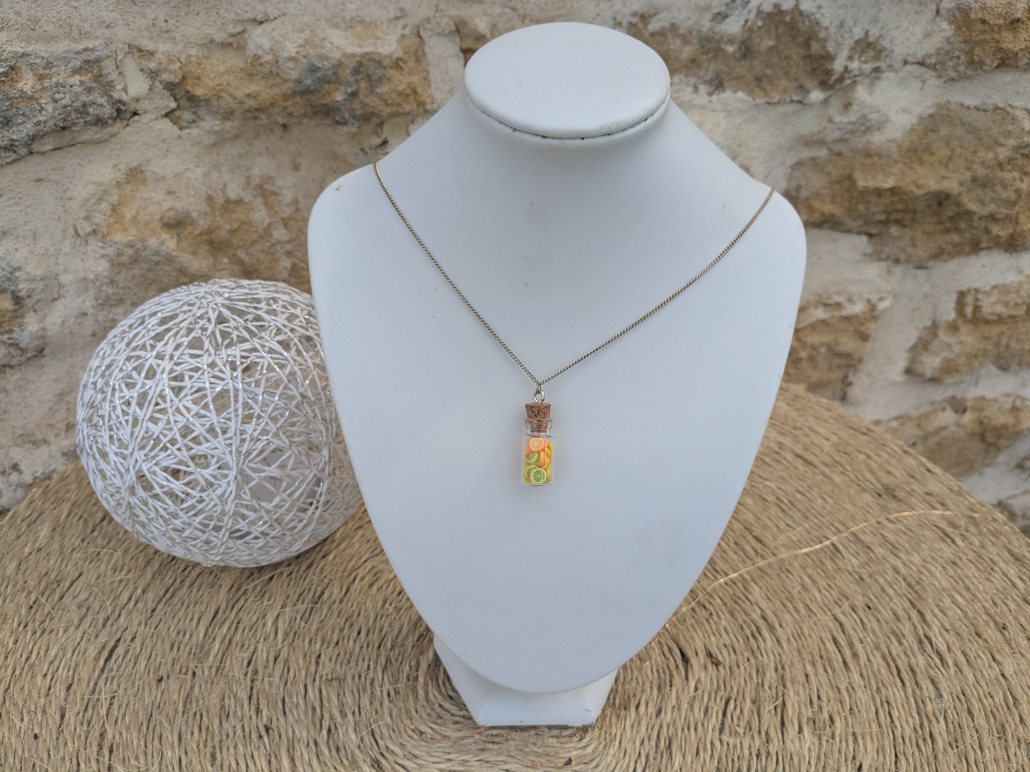 Collier Cocktail d'Agrumes