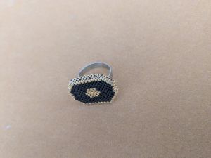 Bague "Œil de Lumière" en Perles Miyuki